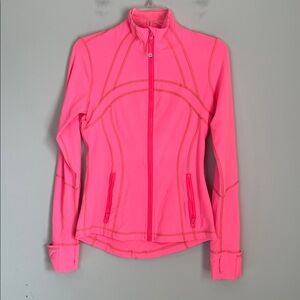 Lululemon Define Align Jacket Flashy Pink Sz 6 - Retired